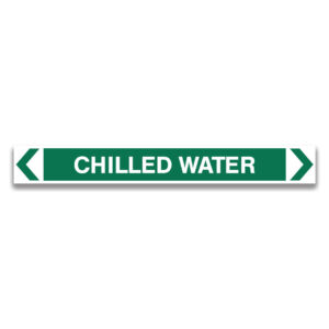 CHILLED WATER Pipe Marker