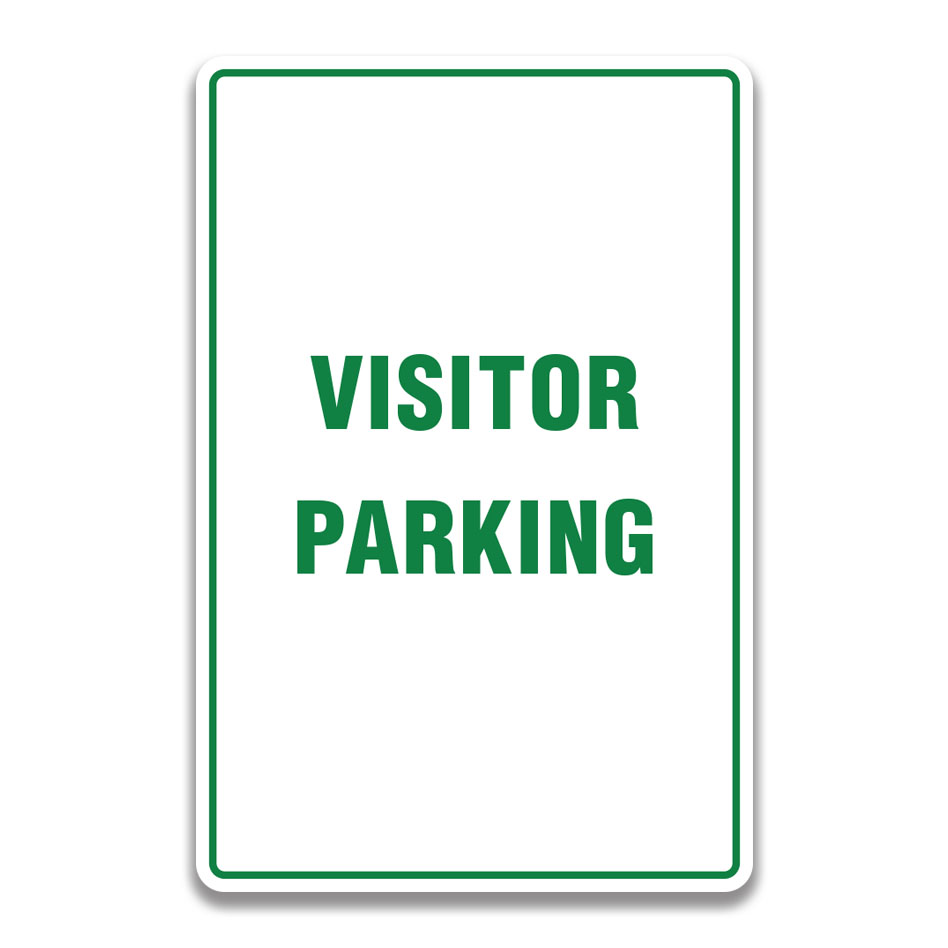 thumbnail image 2 of OFFORM DESIGN Parking Sign With Impact Post + Rear Wall – Aluminium, Silver/Blue (40x10 Cm) 2 of 5