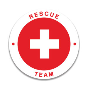 RESCUE TEAM Sticker