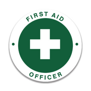 FIRST AID OFFICER Sticker