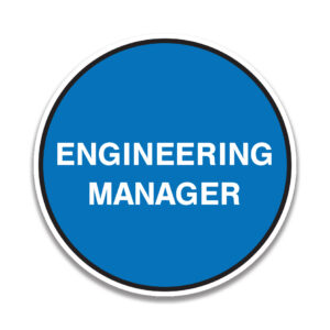 ENGINEERING MANAGER Sticker