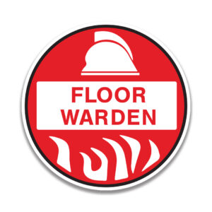 FLOOR WARDEN Sticker