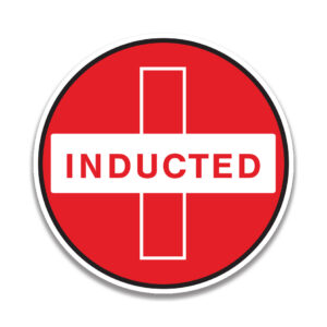 INDUCTED Sticker