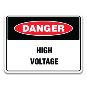 HIGH VOLTAGE SIGN