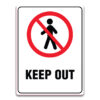 KEEP OUT SIGNS