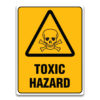 TOXIC HAZARD SIGN