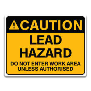 LEAD HAZARD SIGN